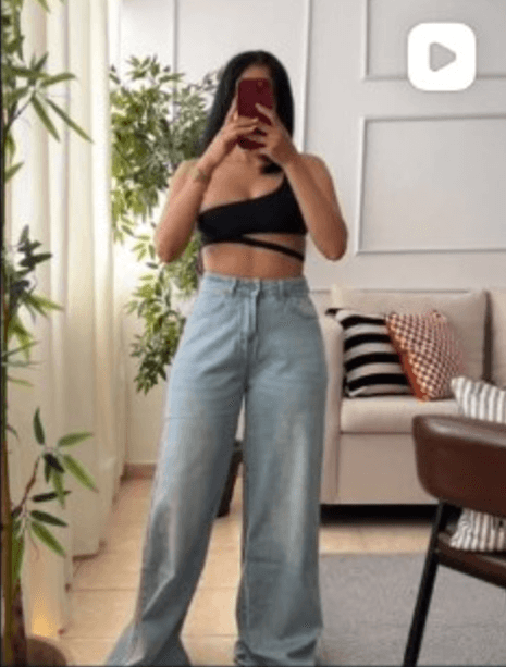Wide leg celeste